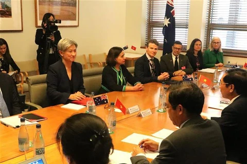 Четвертая встреча министров иностранных дел Вьетнама и Австралии. (Фото: Нгуен Минь, корреспондент ВИА в Австралии)