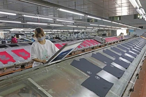 Компания по производству одежды An Phu, провинция Хынгйен (Фото: ВИА) 