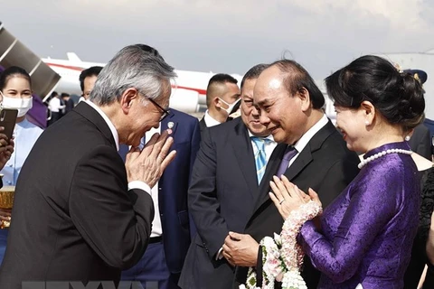 Президент Нгуен Суан Фук завершил официальный визит в Королевство Таиланд. (Фото: ВИА)