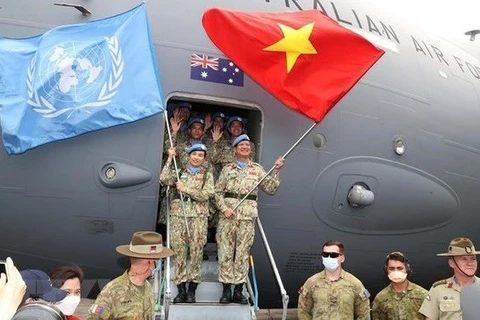 Вьетнамские миротворцы присоединяются к миротворческим операциям (Фото: ВИА) 