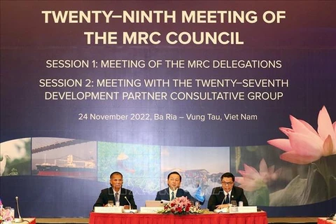 На 29-й сессии Совета Международной комиссии по реке Меконг. (Фото: Хоанг Ньи/ВИА)