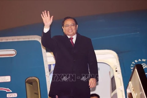 Премьер-министр Фам Минь Тьинь начинает официальный визит в Королевство Нидерландов. (Фото: ВИА)