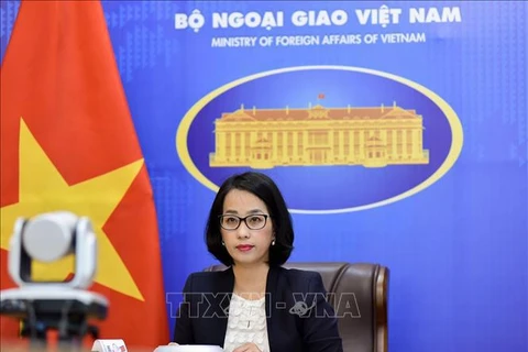 Заместитель официального представителя министерства иностранных дел Вьетнама Фам Тху Ханг. (Фото: ВИА)