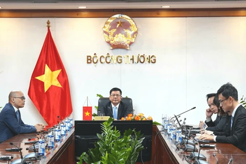 Министр Нгуен Хонг Зиен возглавил вьетнамскую делегацию, присутствовавшую на встрече. (Фото: Минпромторга)