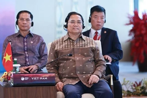 Премьер-министр Фам Минь Тьинь на мероприятии (Фото: ВИА)