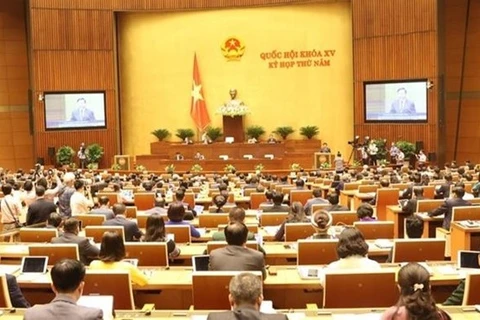 Пятая сессия Национального собрания 15-го созыва открывается в Ханое утром 22 мая (Фото: ВИA)