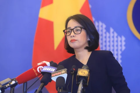 Официальный представитель Министерства иностранных дел Вьетнама Фам Тху Ханг. (Фото: ВИА)