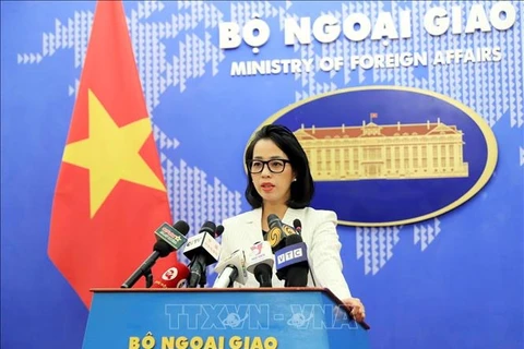 Пресс-секретарь МИД Фам Тху Ханг сообщила о ряде внешнеполитических мероприятий в июле 2023 года. (Фото: Лам Кхань/ВИА)
