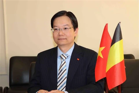 Советник по торговле Вьетнама в Королевстве Бельгия и ЕС Чан Нгок Куан. (Фото: ВИА)