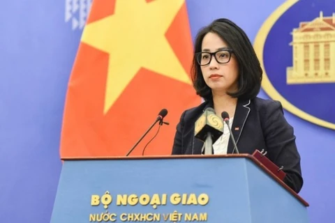 Официальный представитель министерства иностранных дел Вьетнама Фам Тху Ханг. (Фото: ВИА)