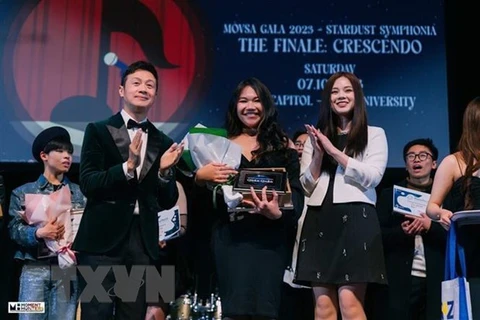 Нгуен Хоанг Бао Лан (в центре) стала чемпионом MOVSA GALA 2023. (Фото: ВИА)