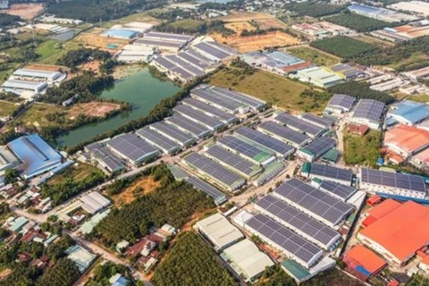 Зеленый индустриальный парк в уезде Бак Тан Уйен, провинция Биньзыонг (Фото: ВИA)