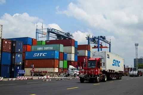 В январе Вьетнам экспортировал товаров на сумму около 33,6 миллиарда долларов США, что на 42% больше, чем в прошлом году. (Фото: ВИA)