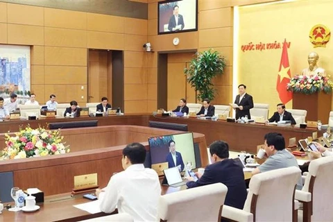 Постоянный комитет Национального собрания (НС) 1 апреля проводит законотворческое заседание. (Фото: ВИA) 