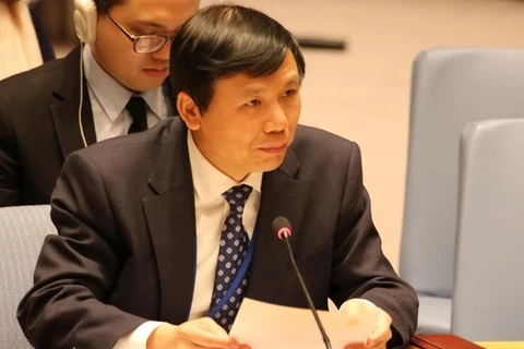 Ханой 28 апреля (ВИА)— Посол Данг Динь Куи, глава постоянного представительства Вьетнама при Организации Объединенных Наций (ООН). (фото: ВИА)