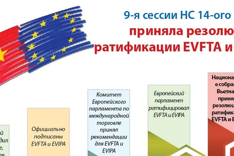 9-я сессии Национального собрания 14-го созыва приняла резолюцию о ратификации EVFTA и EVIPA