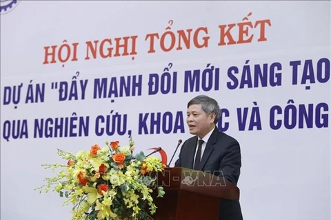 Заместитель министра науки и технологий Фам Конг Так выступает на мероприятии. (Источник: ВИА)