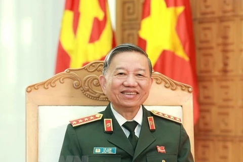 Министр общественной безопасности Вьетнама генералу То Лам (Фото: ВИА)
