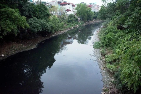 Часть реки Ньеу страдает от серьезного загрязнения (Фото: ВИА)