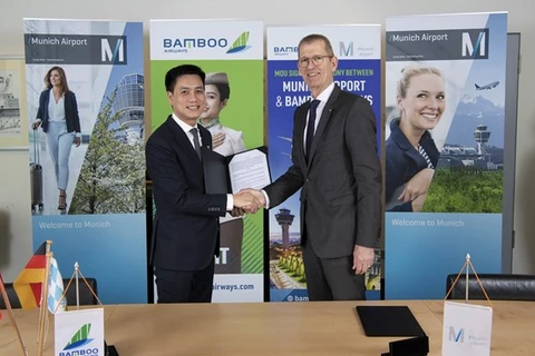Представители Bamboo Airways и аэропорта Мюнхена подписали меморандумом о взаимопонимании (Фото: bambooairways.com)