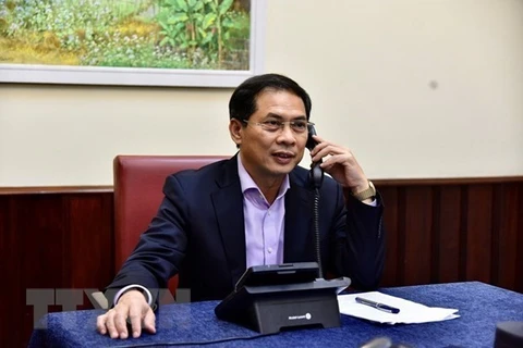 Постоянный заместитель министра иностранных дел Буй Тхань Шон (Фото: ВИА)