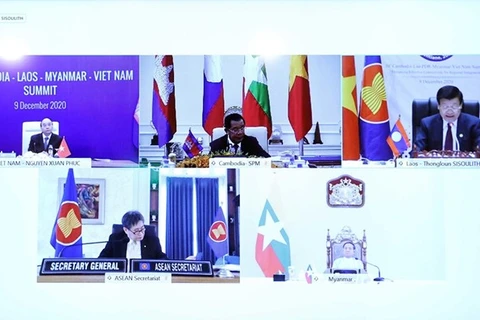 Лидеры членов CLMV и Секретариата АСЕАН участвуют в 10-м саммите CLMV (Источник: ВИА)
