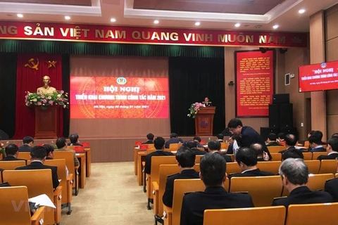 Конференция SAV в Ханое 5 января по определению задач в 2021 году (Фото: ВИА)