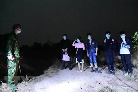 Граждане Китая были арестованы в деревне Тханьбьен. (Фото: ВИА)