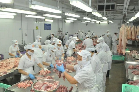 В компании Vissan в Хошимине, которая производит свежее мясо и полуфабрикаты (фото: интернет)
