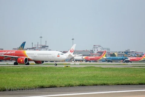 Парк самолетов в международном аэропорту Нойбай в Ханое (Фото: ВИА)