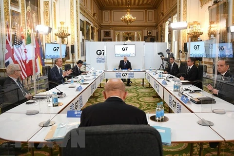 На встрече министров иностранных дел G7 в Лондоне, Великобритания. (Фото: ВИА)