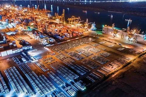 В первом квартале компания «Порт Хайфон» зафиксировало рост прибыли после налогообложения на 41,7%. (Фото: haiphongport.com.vn)