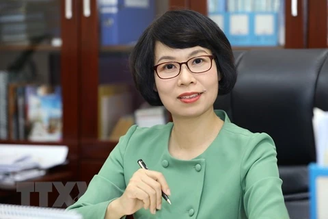 Г-жа Ву Вьет Чанг назначена генеральным директором Вьетнамского информационного агентства. (Фото: ВИА)