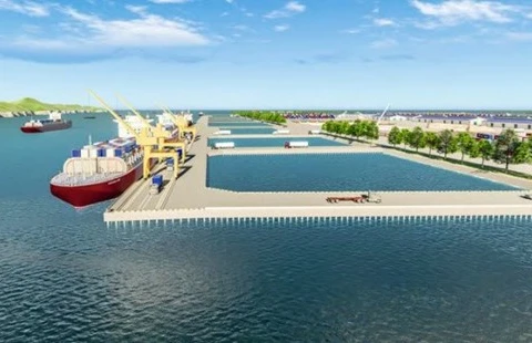Северная прибрежная провинция Куангнинь предложила проект строительства общего порта Ваннинь с общим объемом инвестиций 2.248,5 млрд. донгов. (Фото: Portcoast)