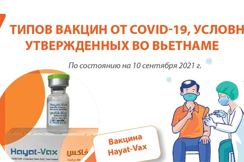 7 типов вакцин от COVID-19, условно утвержденных во Вьетнаме