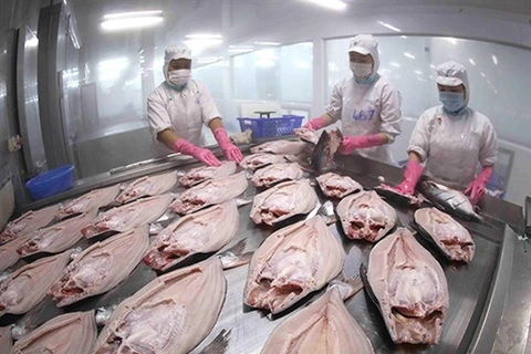 Завод по переработке морепродуктов Sao Mai Group в провинции Анжанг (Фото: ВИА)