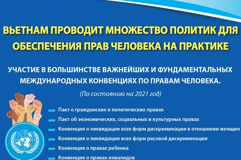 Вьетнам проводит множество политик для обеспечения прав человека на практике