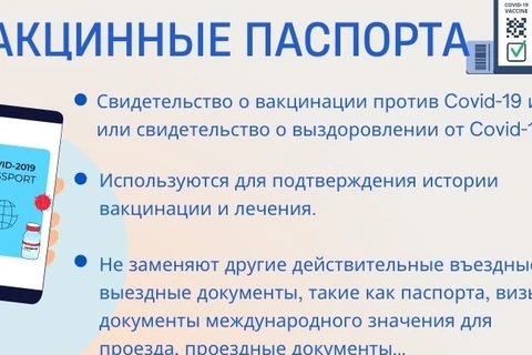 Вьетнам достиг соглашения о взаимном признании вакцинных паспортов с 17 странами