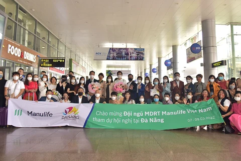 MICE-туристы прибыли в город Дананг для участия во всереспубликанской конференции MDRT 2022, которая проходит с 7 по 9 марта. (Источник: vietnamtourism.gov.vn)