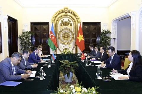 На второй политической консультации между Вьетнамом и Азербайджаном (Фото: baoquocte.vn) 