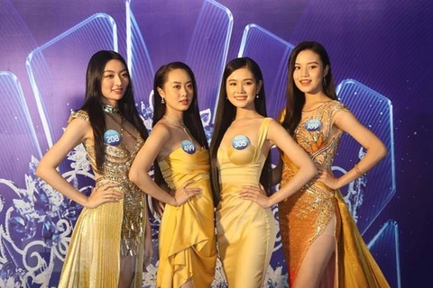 Участницы финального тура конкурса «Мисс Мира Вьетнама-2022». (Фото: ВИА)