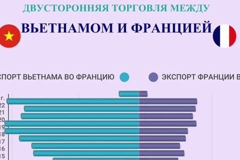 Двусторонняя торговль между Вьетнамом и Францией