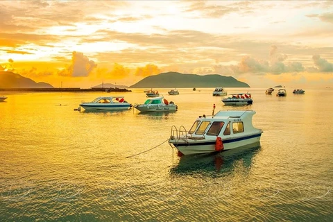 Островн Кондао - это архипелаг из 16 больших и малых островов, принадлежащий провинции Бариа-Вунгтау и расположенный в южной части Восточного моря Вьетнама. (Фото: VNP/ВИА)