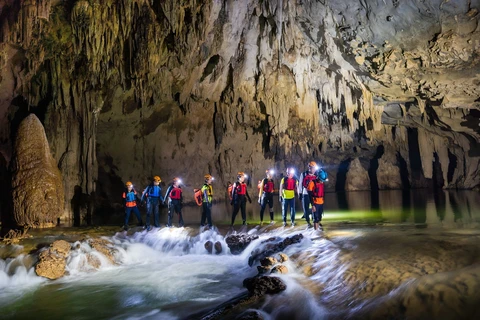 Пещера Ким принадлежит лесному массиву Тулан (Миньхоа, Куангбинь). (Фото: ВИА)