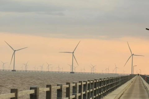 Вьетнам обладает значительным потенциалом для развития ветроэнергетики. (Фото: VietnamPlus)