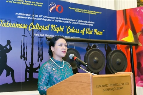 越南常驻联合国代表团团长阮芳娥大使（图片来源：越通社）