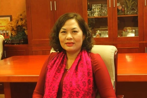 越南国家银行副行长阮氏红（图片来源：越通社）