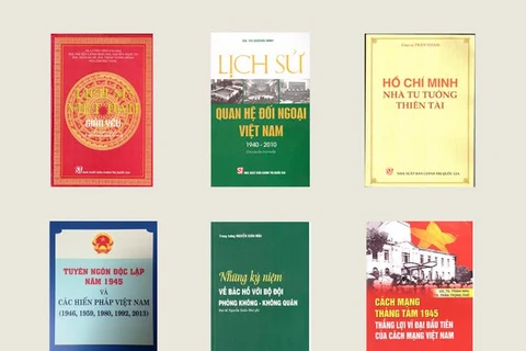 越南革命和胡志明主席系列书籍 (图片来源：越共中央宣教部杂志）