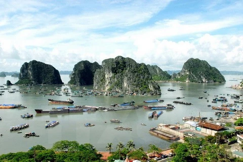 越南世界遗产下龙湾（图片来源：越通社）