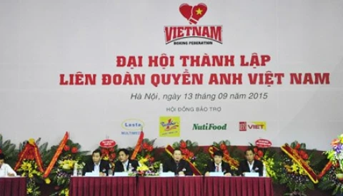 越南拳击联合会成立大会(图片来源：越通社）
